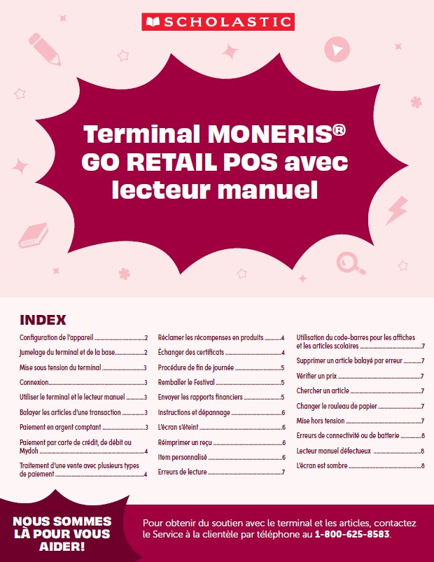 Terminal MONERIS® GO RETAIL POS avec lecteur manuel - Téléchargez