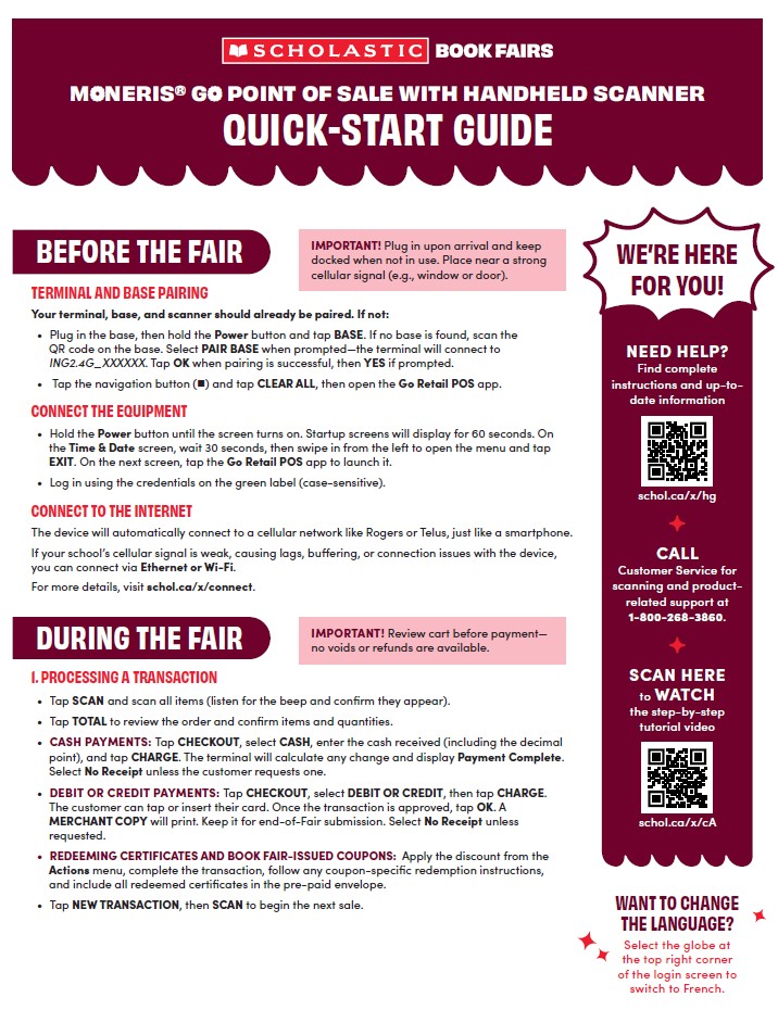 Moneris® Go Retail POS Quick Start Guide - Download