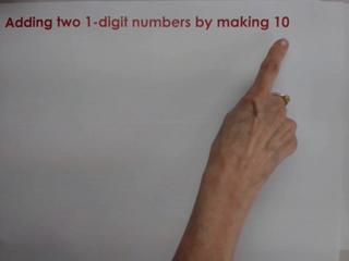 Adding two 1-digit numbers by making 10 first Video Thumbnail