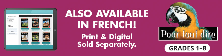 Also available in French! Print and digital sold seperately.